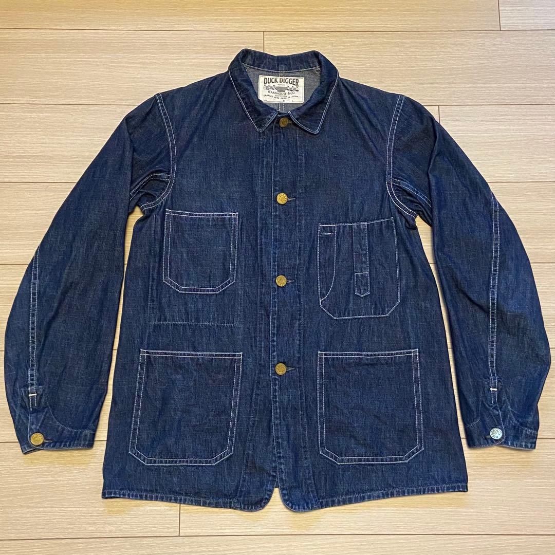 WAREHOUSE DUCK DIGGER デニムカバーオール 38