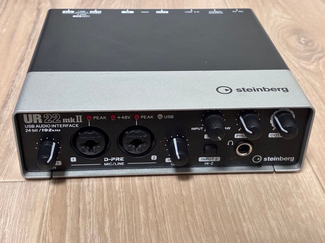 UR22mkⅱ USBオーディオインターフェイス　マイクプリアンプ内蔵