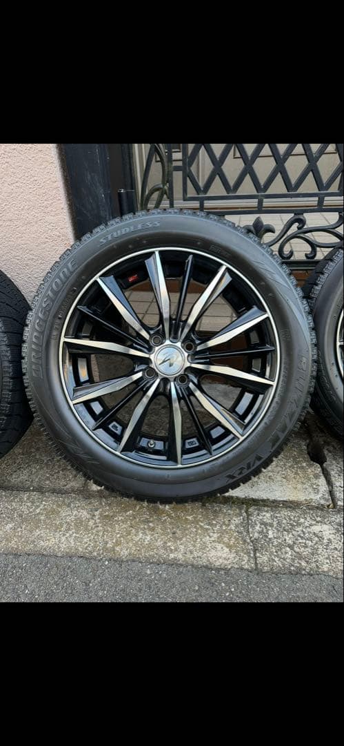 BSスタッドレスVRX185/55R16レオニスアルミセット