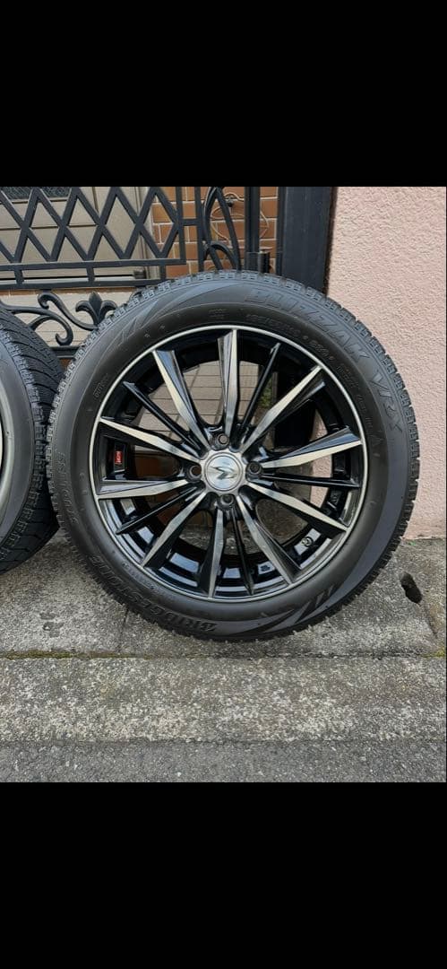 BSスタッドレスVRX185/55R16レオニスアルミセット