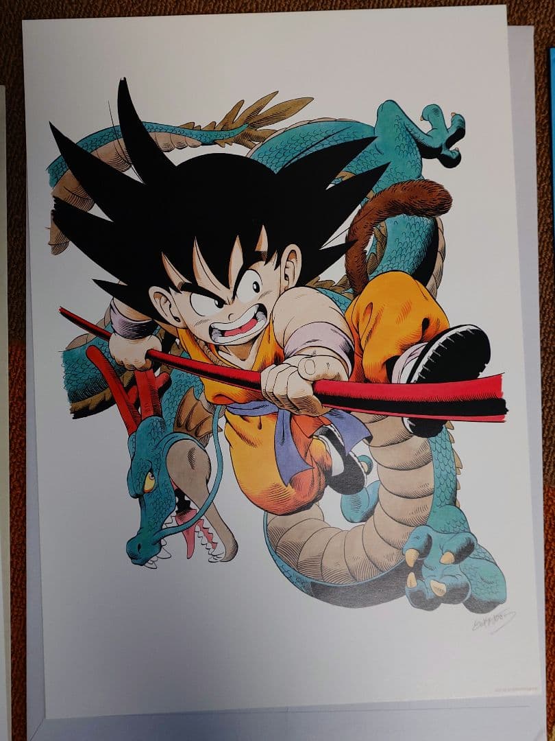 鳥山明の世界　複製原画ポスターB4サイズ5点セット　ドラゴンボール等