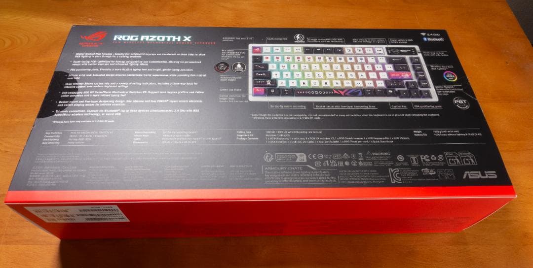 ASUS「ROG Azoth X」ゲーミングキーボード★使用わずか