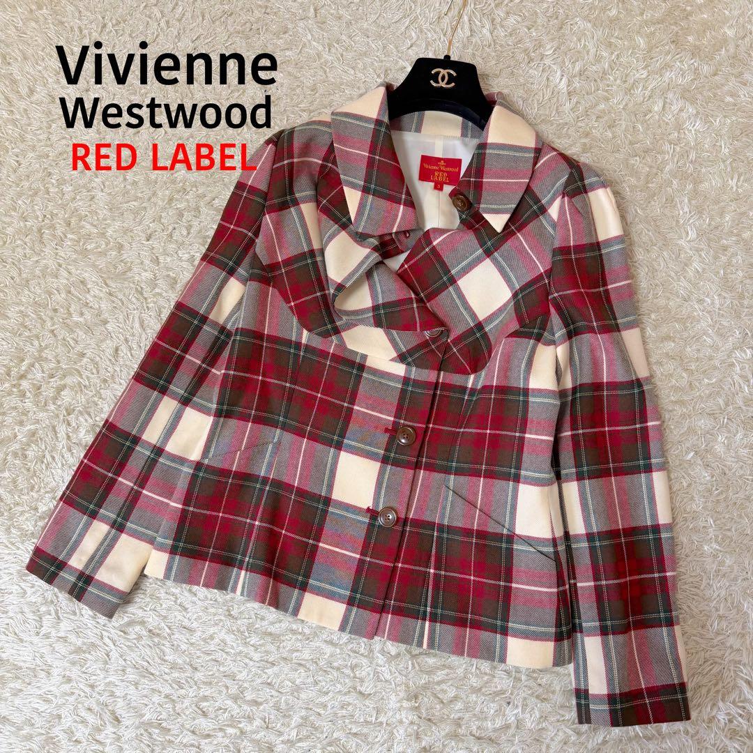 ☆極美品☆ヴィヴィアンウエストウッド　変形ジャケット　タータンチェック　Lサイズ