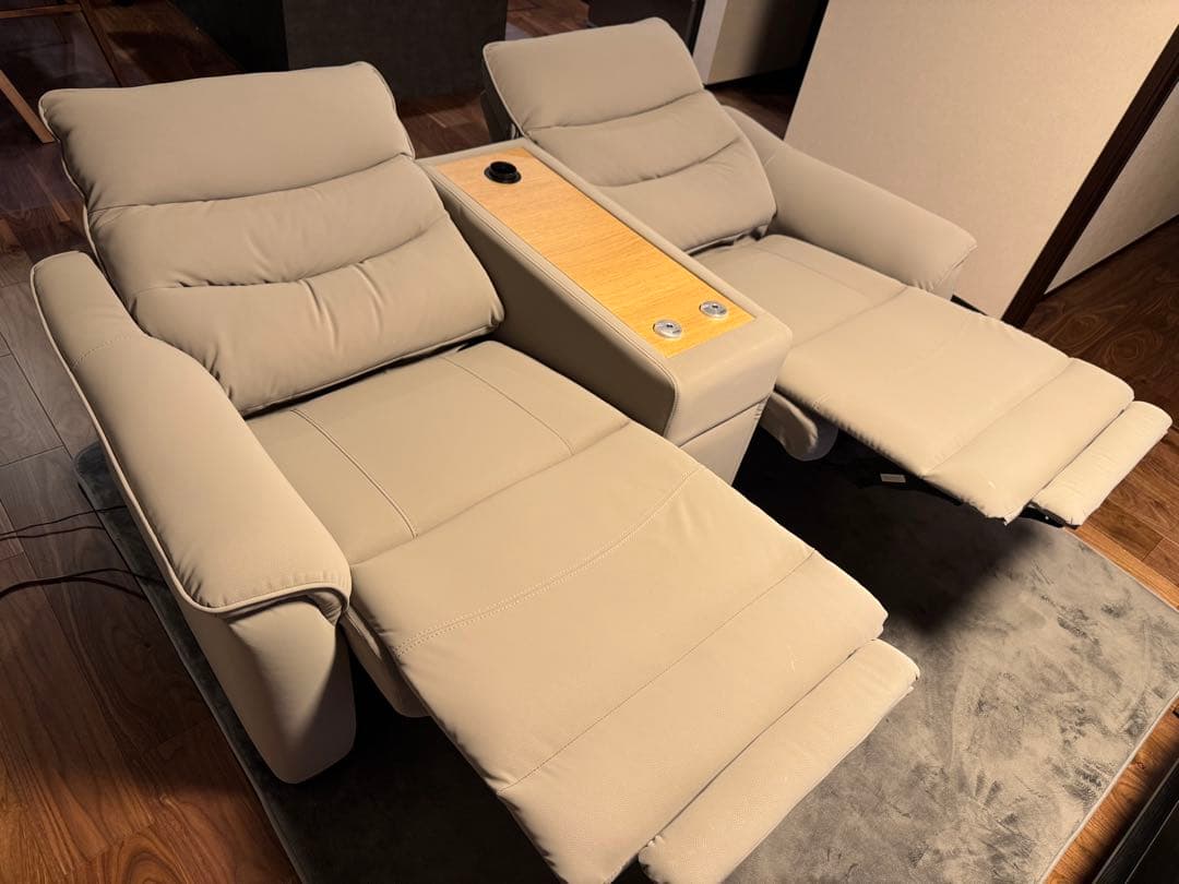 【ニトリ】【2人用】電動ソファ Nビリーバ