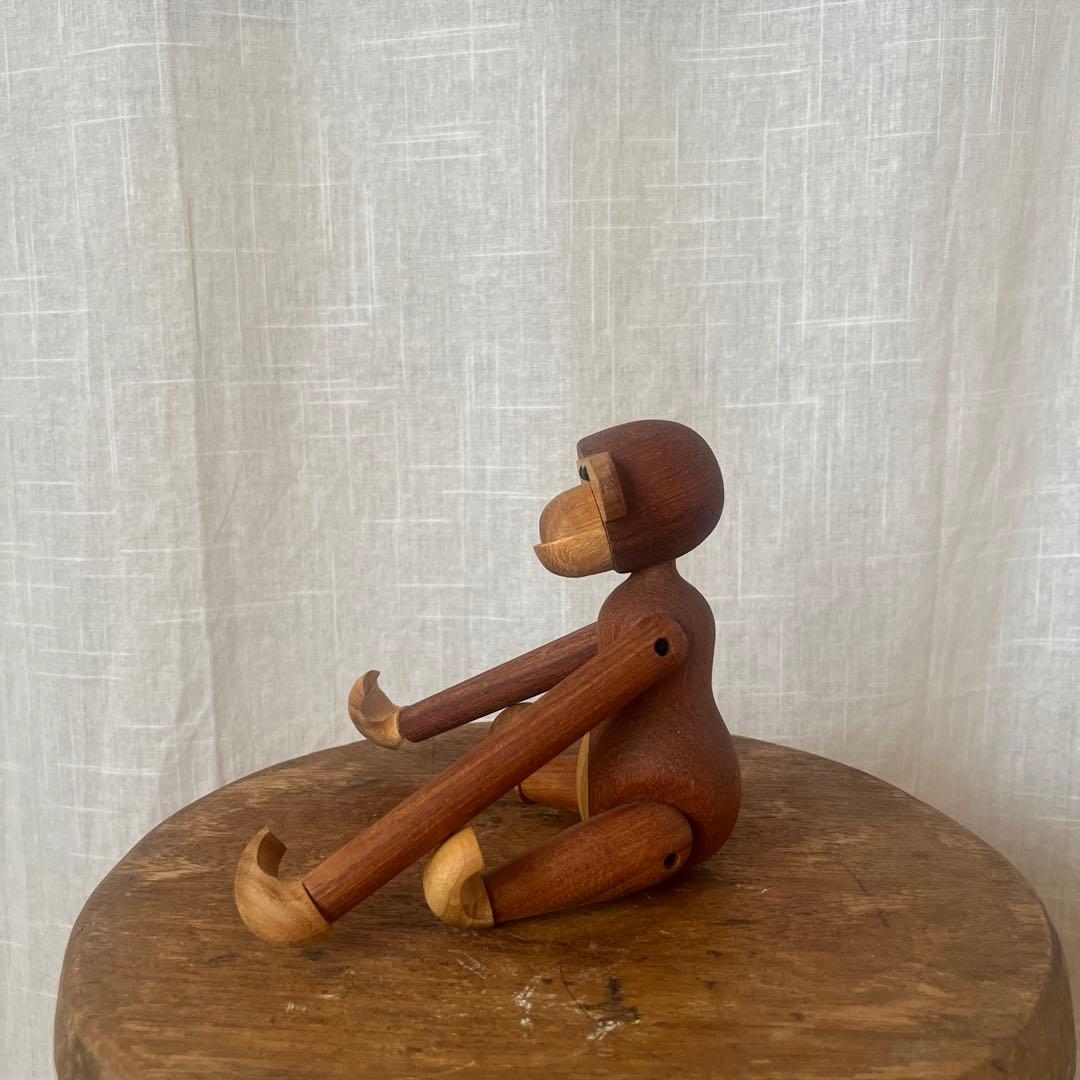 【正規品・希少】Kay Bojesen モンキー Sサイズ チーク オリジナル