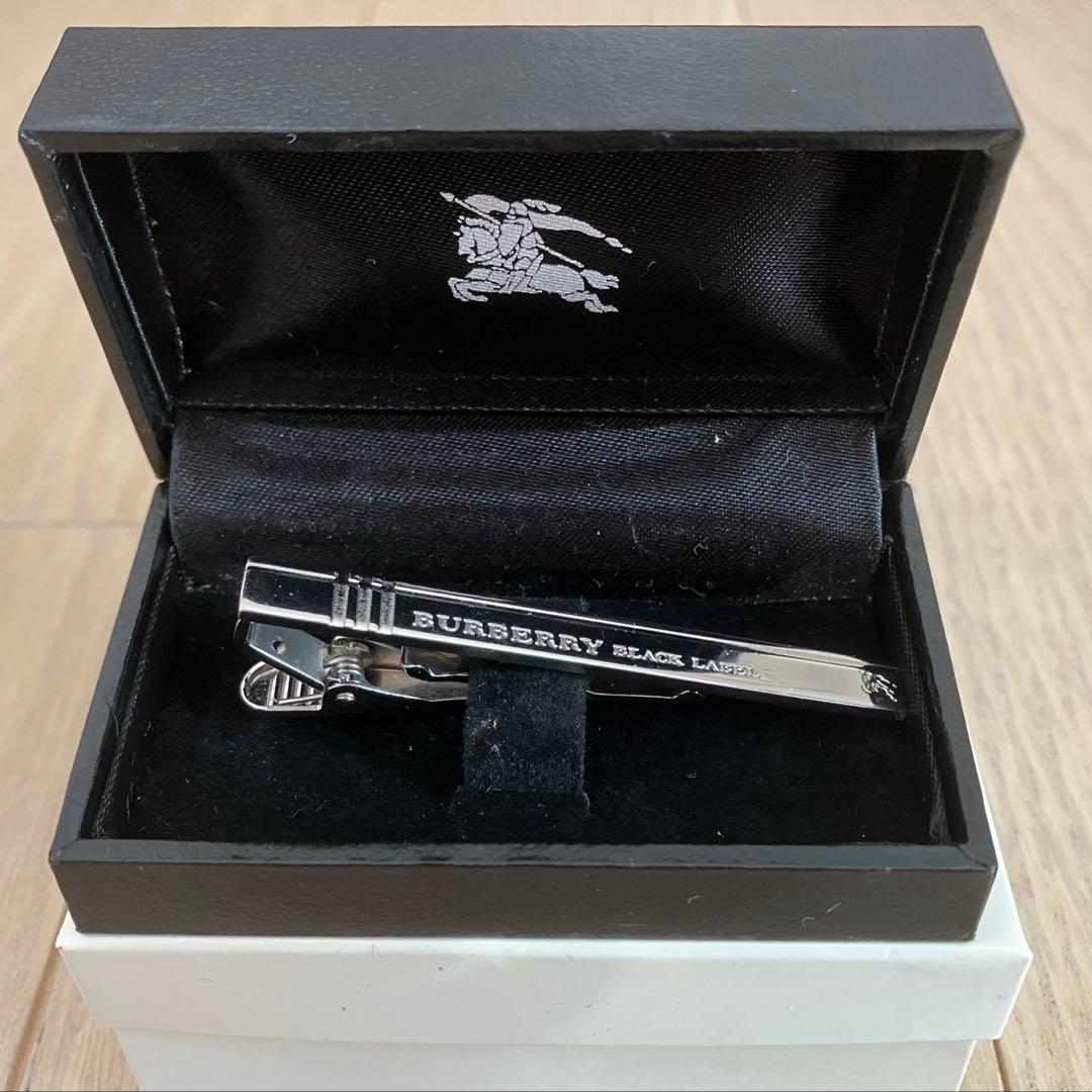 BURBERRY BLACK LABEL ネクタイピン 専用箱付き