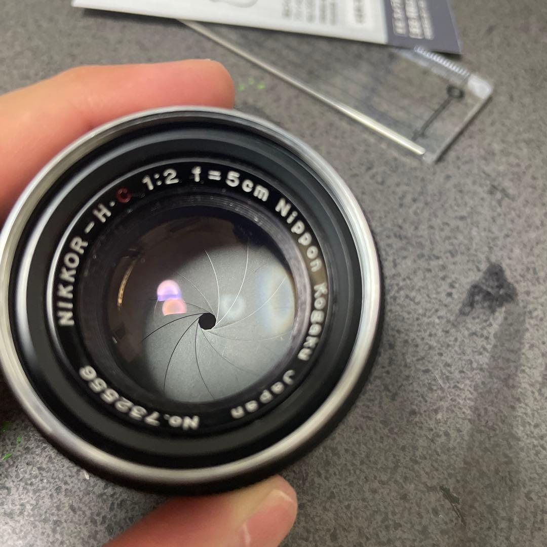 Nikkor H.C ニッコールf2 50mm フロントキャップ付き　Sマウント