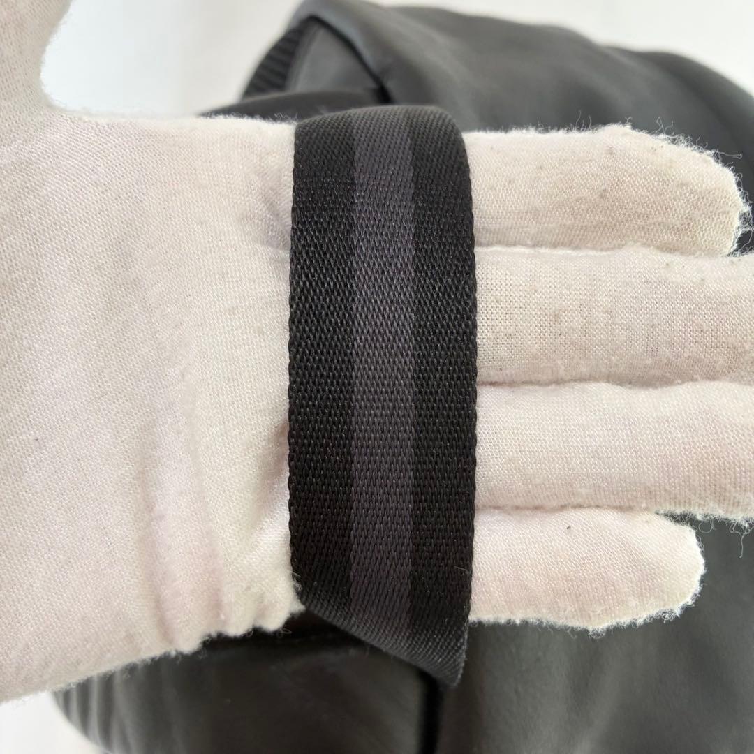 【美品】コーチ 54786 チャールズ リュック ビジネスバッグ レザー 黒