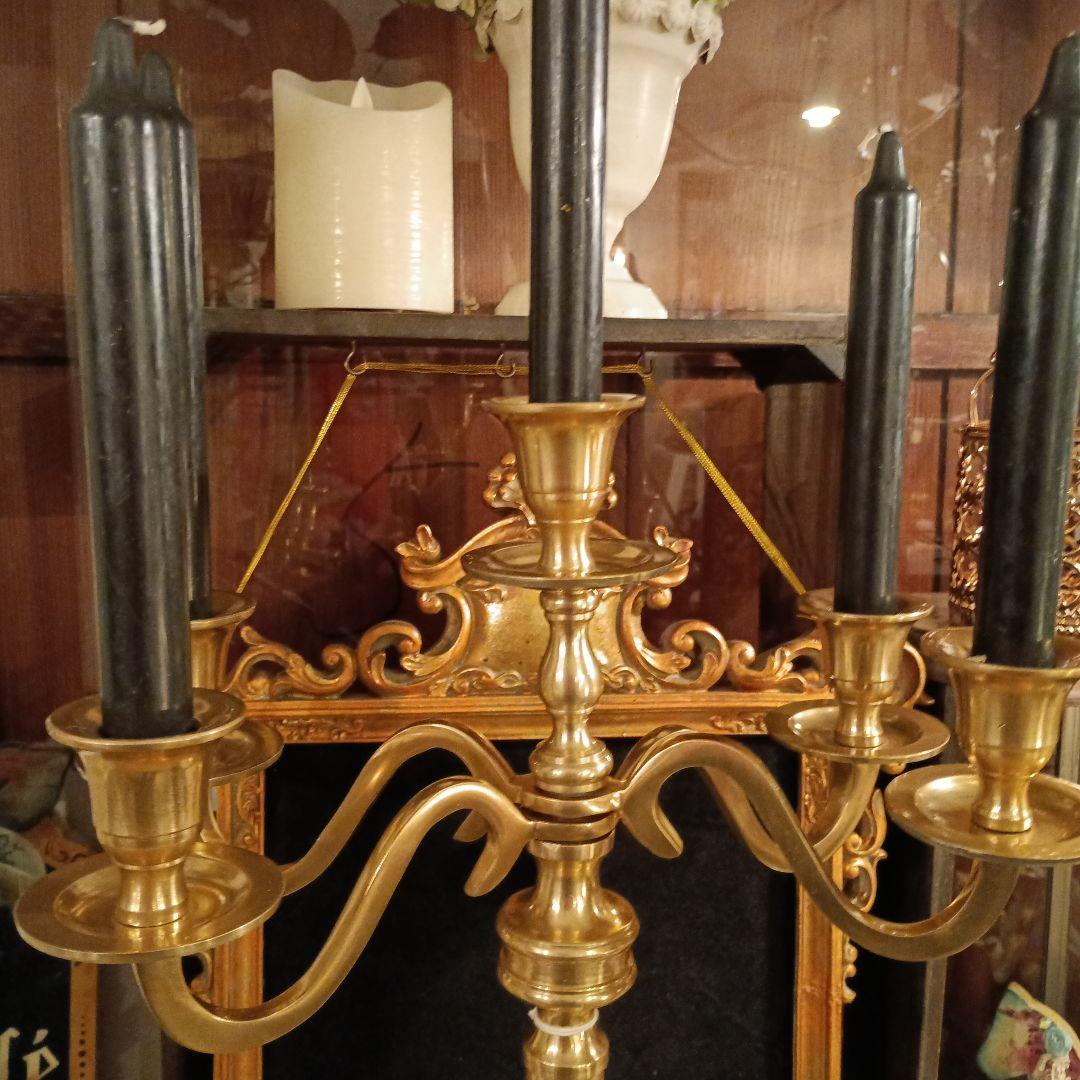 お値下げ❤キャンドルスタンド・5本立て仕様　超豪華！　ブラス