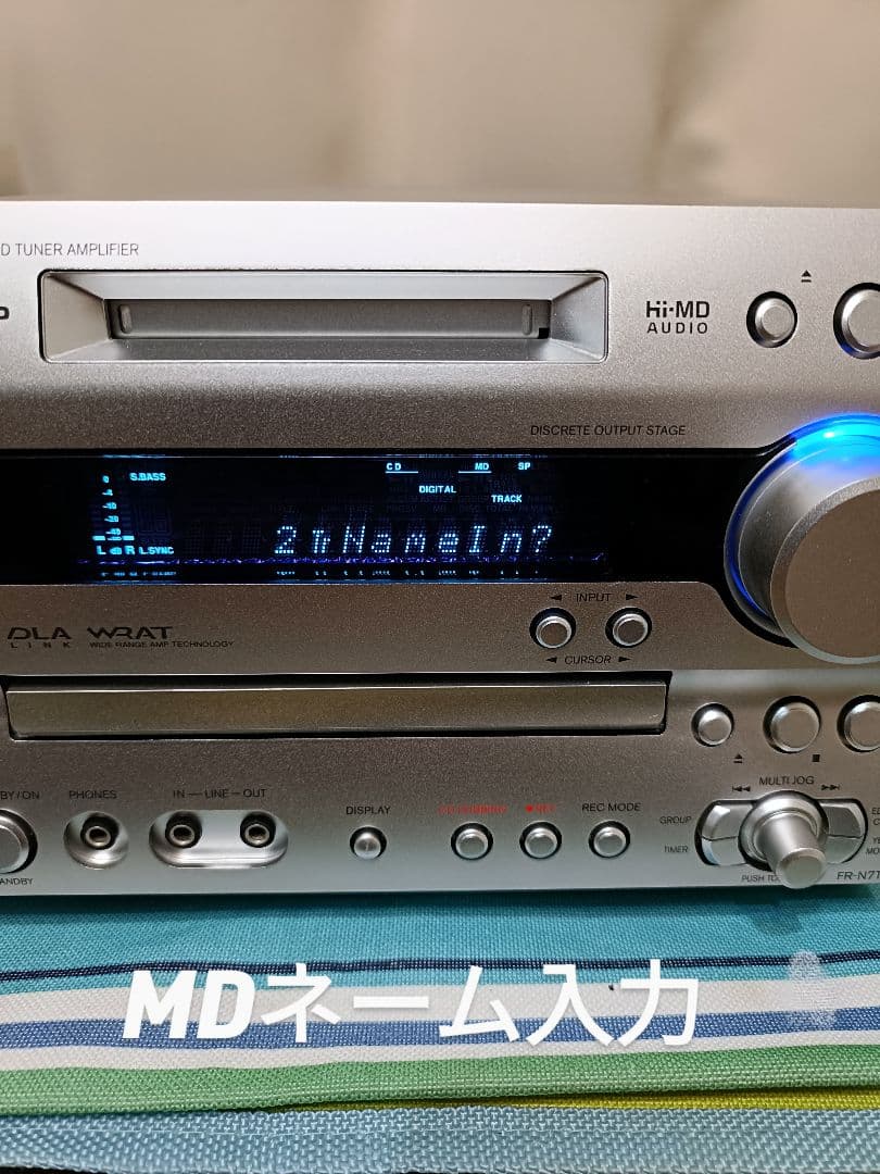 ONKYO FR-N7TX CD,MD,FM/AM　整備済完動品　リモコン付