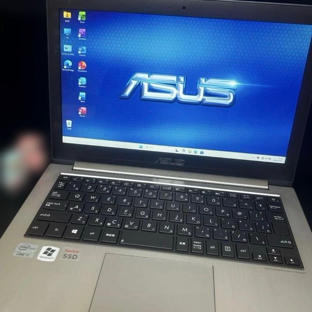 極美品✨i7すぐ使えるwindows11ノートパソコンSSD搭載カメラオフィス付