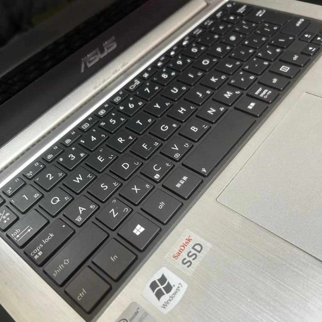 極美品✨i7すぐ使えるwindows11ノートパソコンSSD搭載カメラオフィス付