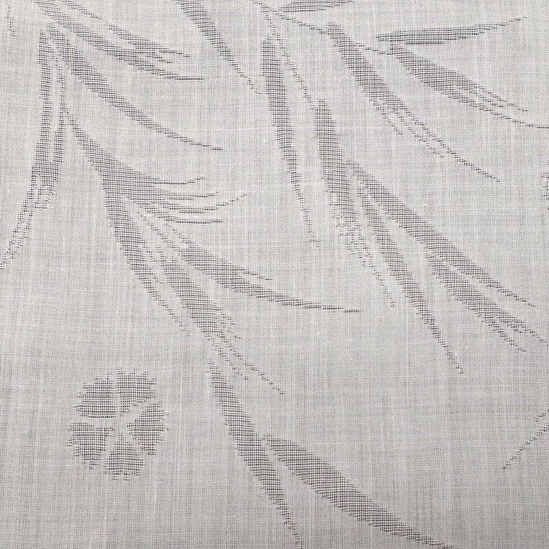 《Be★襦袢仕立て＋麻半衿＋衣紋抜＋麻小千谷本紋紗柳に撫子反24-298》