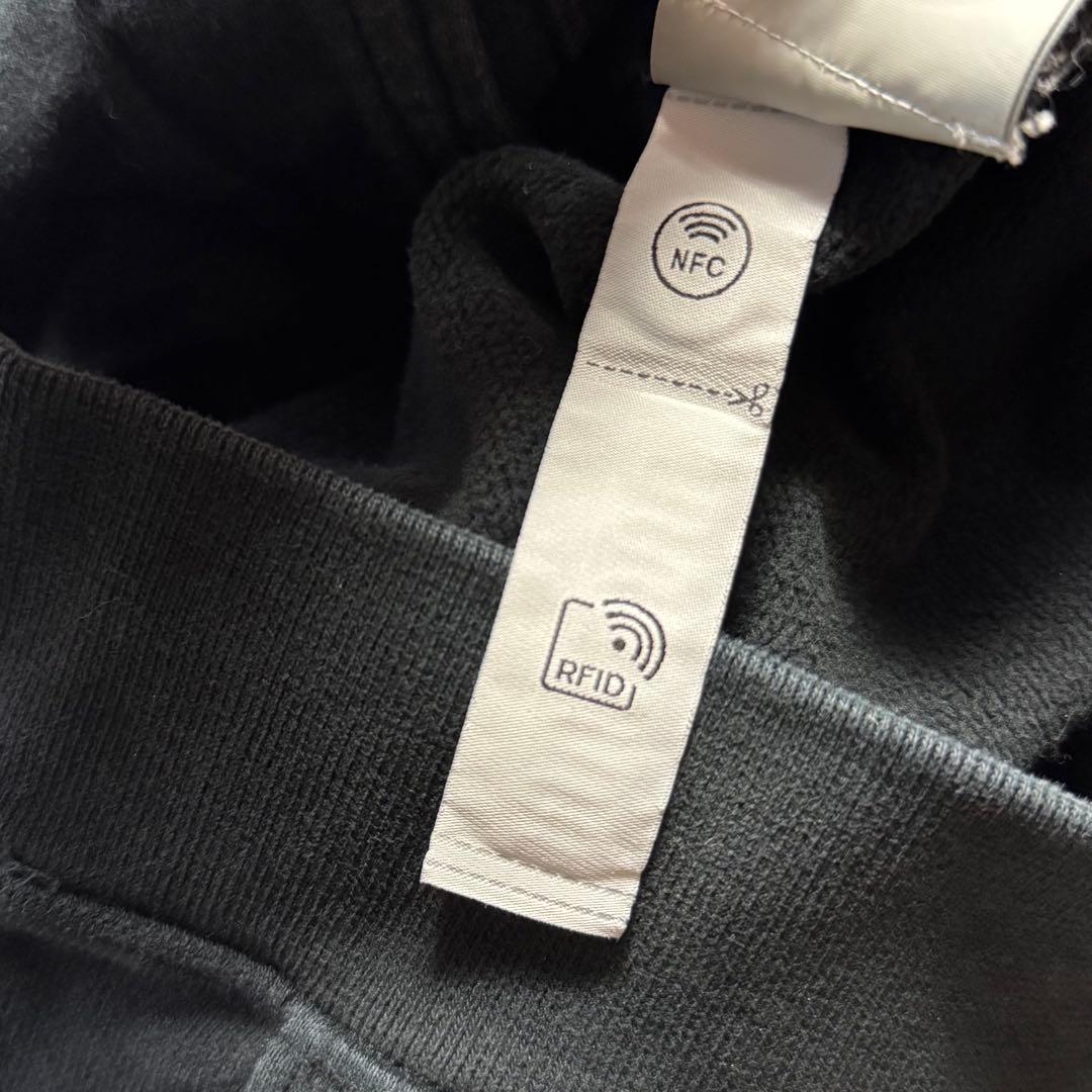 トップス Stone  garment dye logo zip sweat