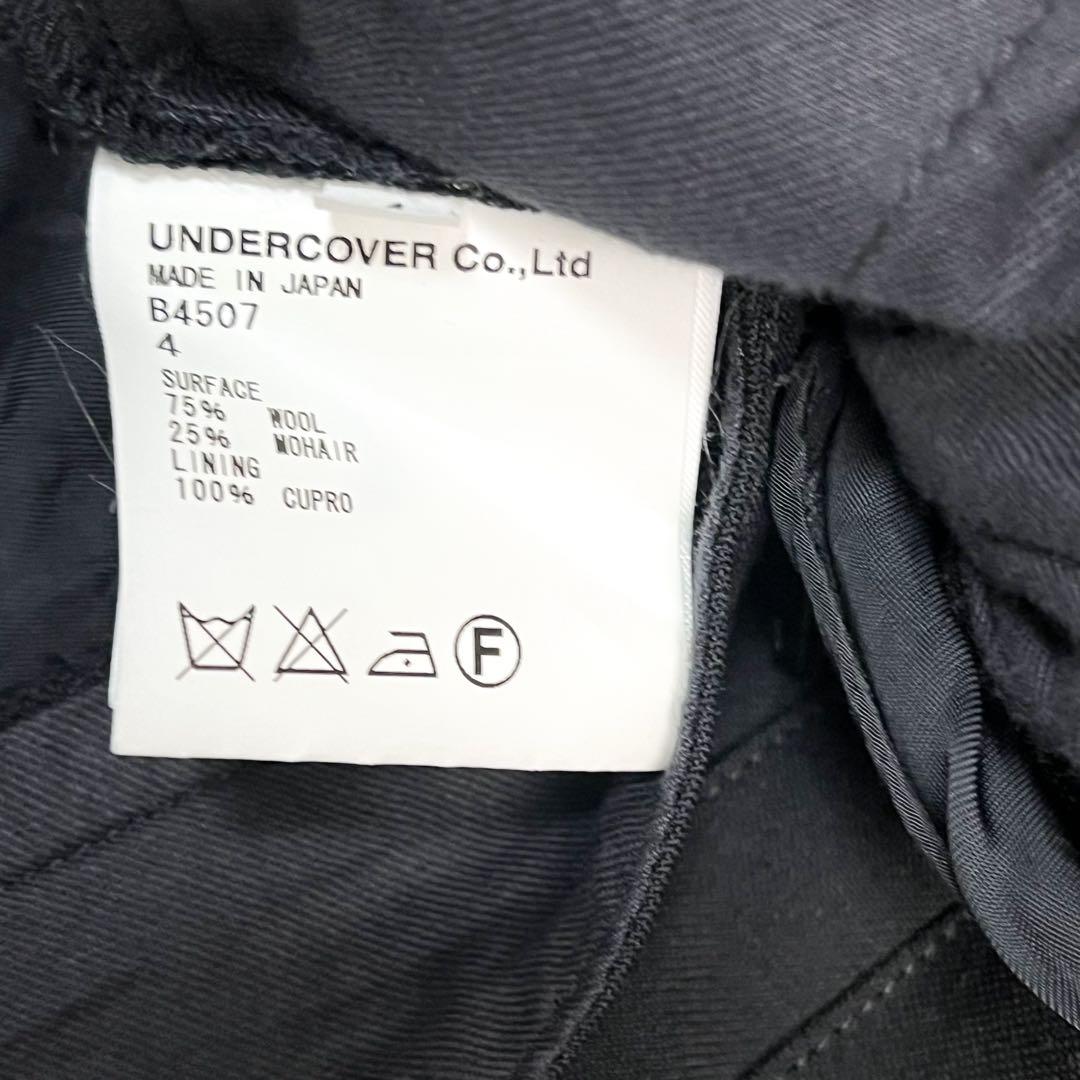 極美品 希少 アンダーカバー ボンディングパンツ スラックス モヘヤ混 刺繍