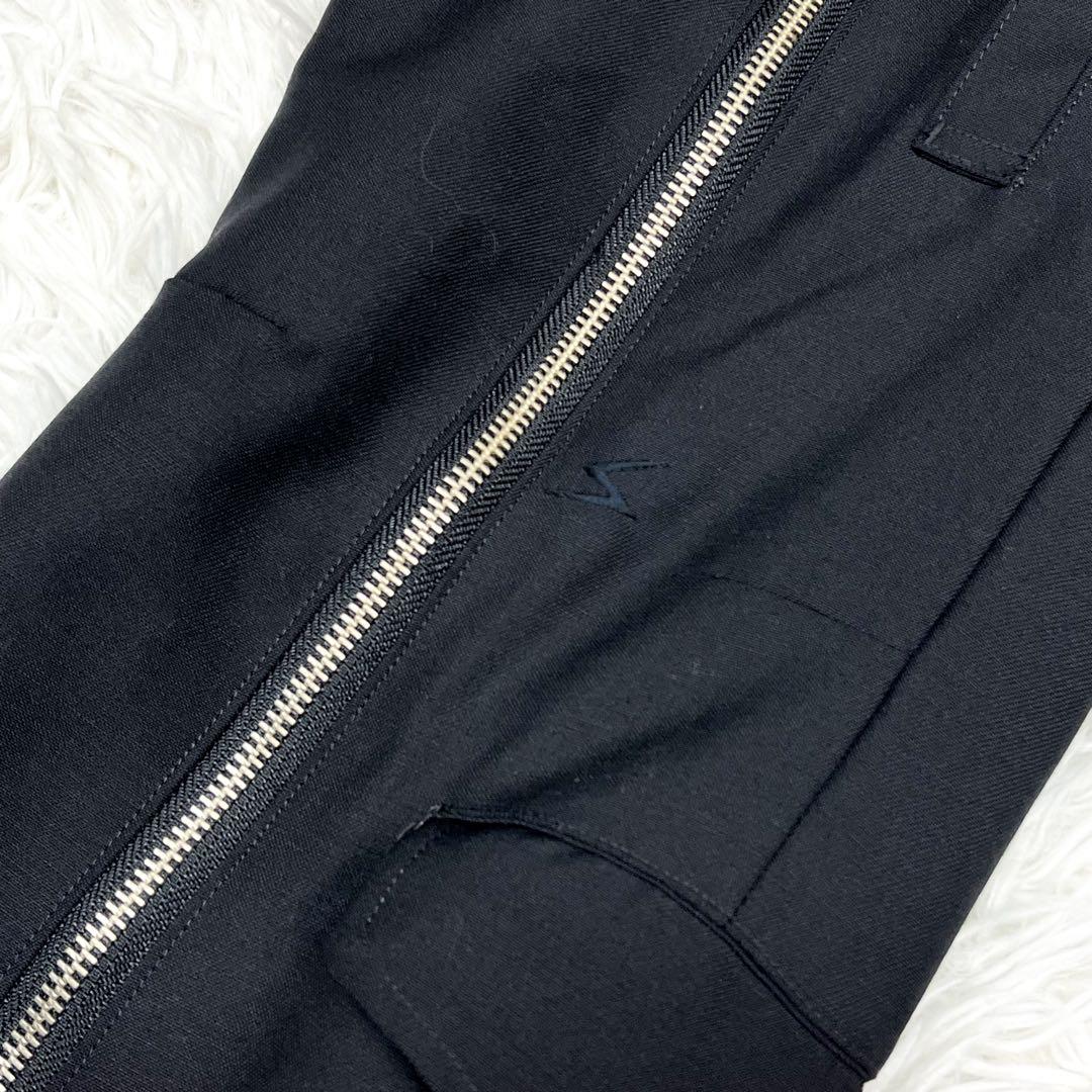 極美品 希少 アンダーカバー ボンディングパンツ スラックス モヘヤ混 刺繍