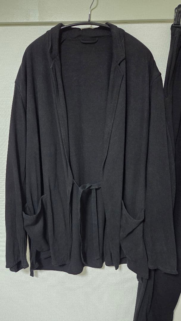 COMOLI 19SS シルクネップ セットアップ ブラック size2