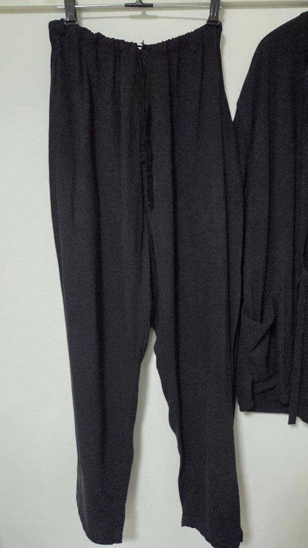 COMOLI 19SS シルクネップ セットアップ ブラック size2