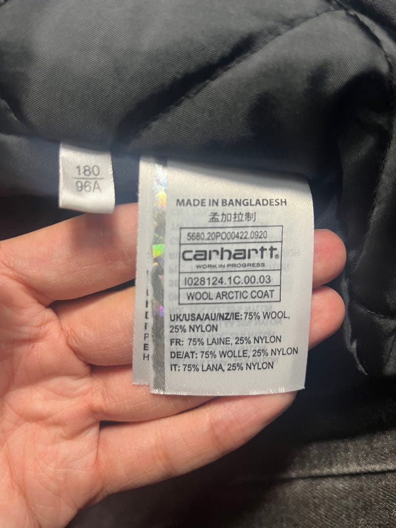 g*3様 『美品』 Carhartt/カーハート/WOOL ARCTIC COA