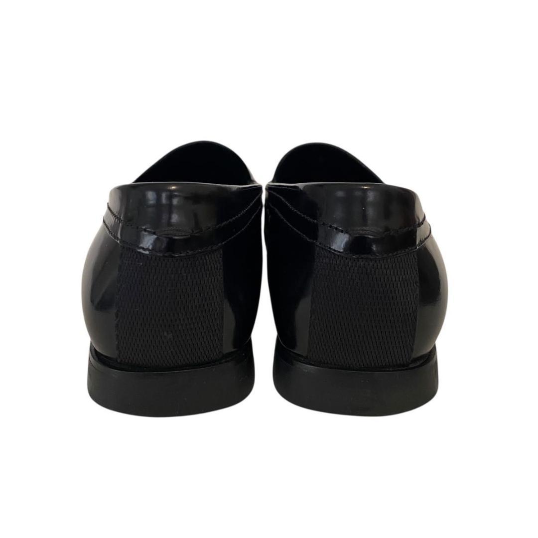 靴 Archive PRADA square toe leather loafers