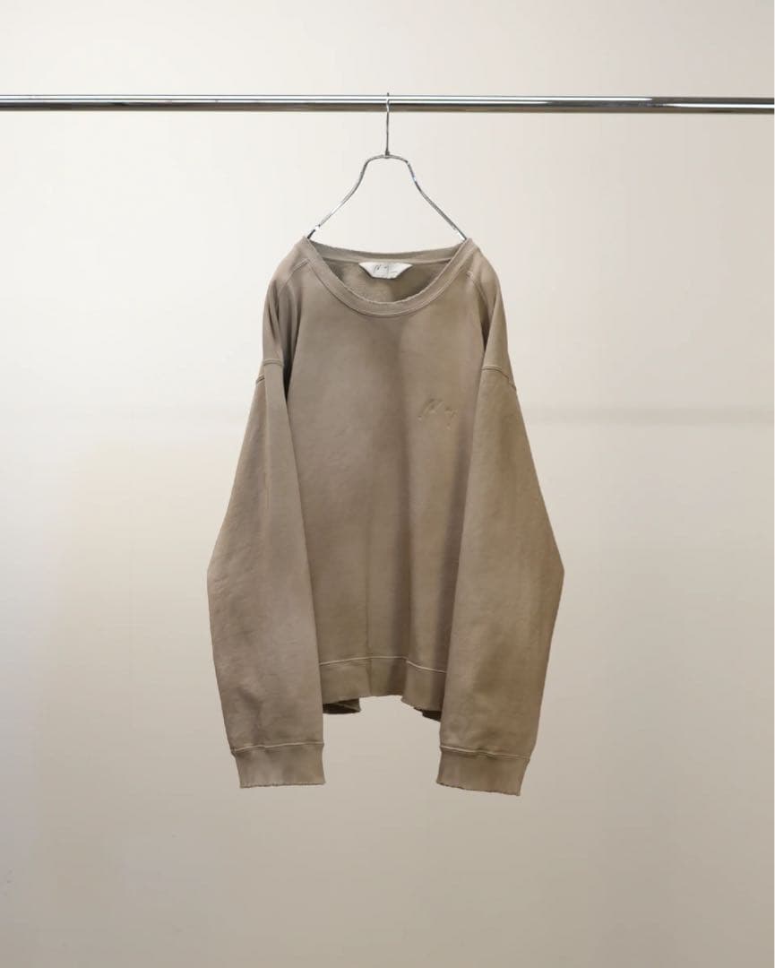 トップス ANCELLM UNEVENNESS SWEAT SHIRT