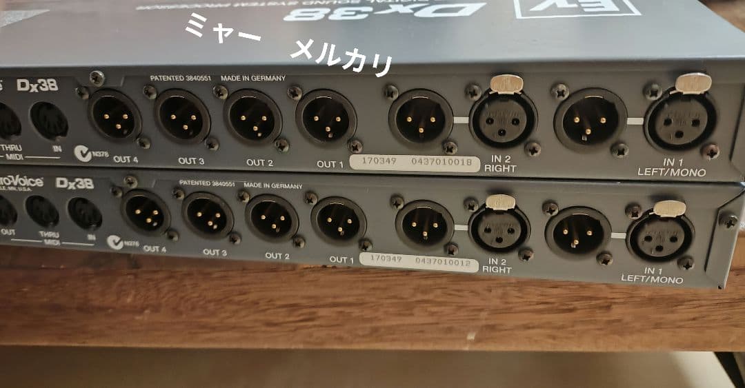 Electro-Voice　Dx38 2台セット