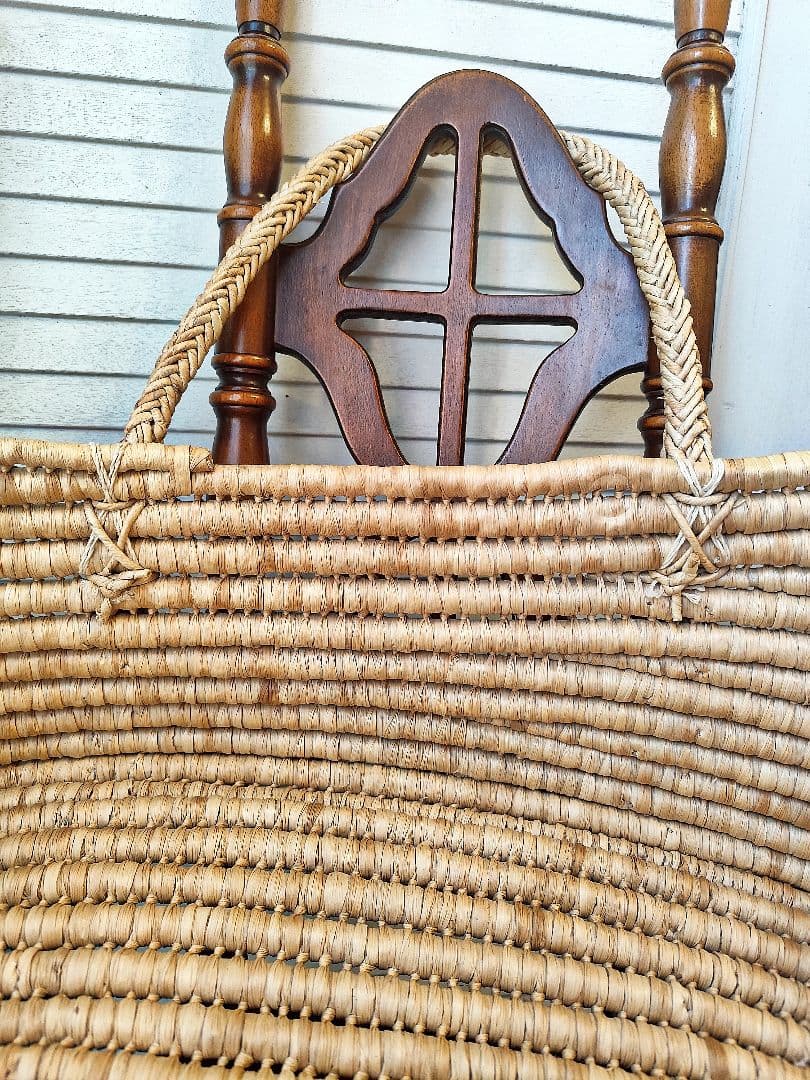 揺り籠　クーファン　クーハン　ラタン　バスケット　籠　籐　昭和レトロ　人形