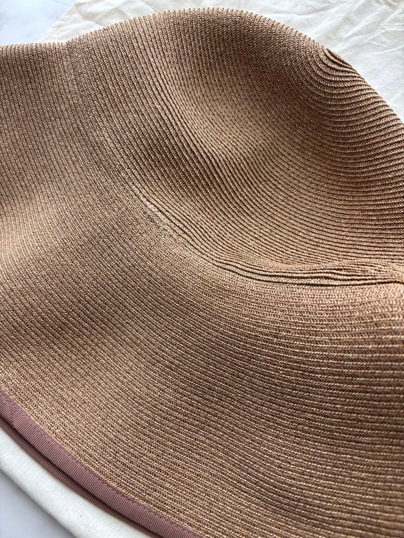 新品　Athena New York リボン付き 麦わら帽子