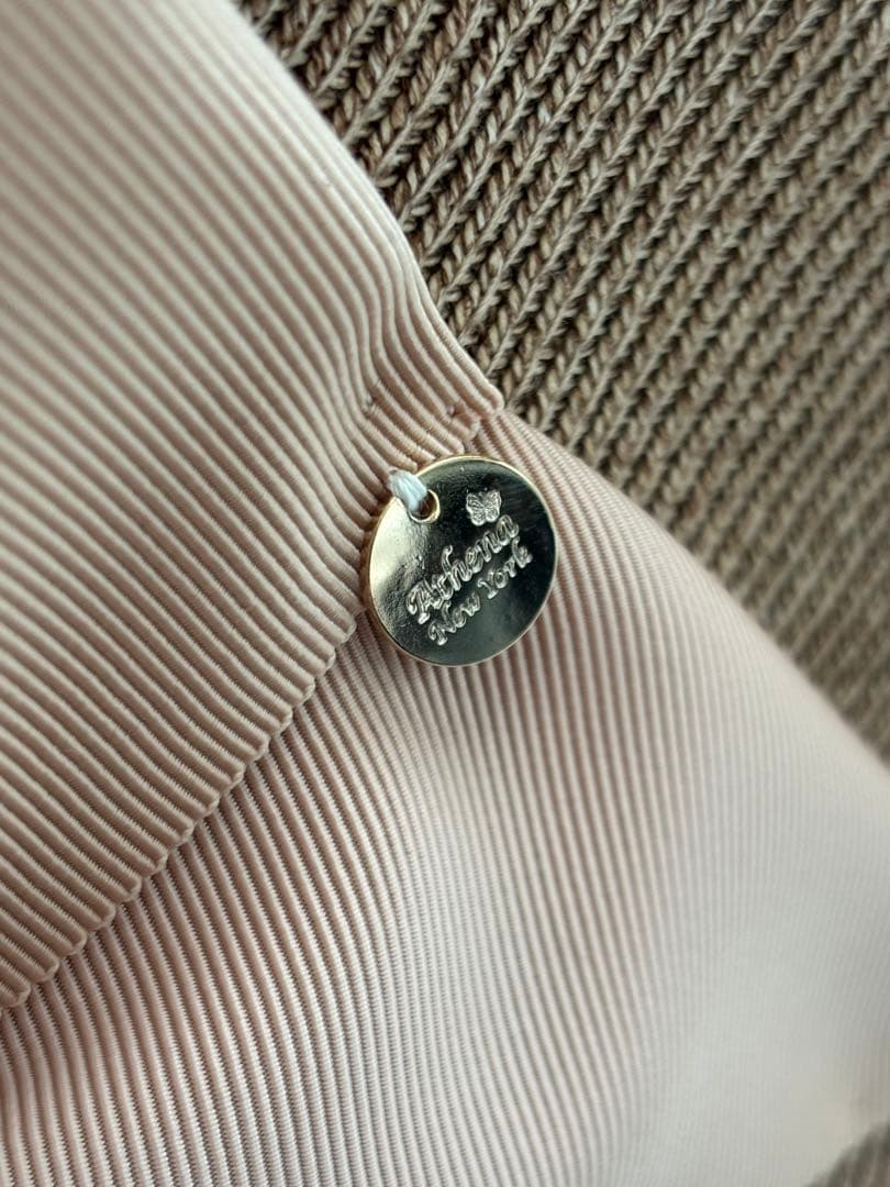 新品　Athena New York リボン付き 麦わら帽子