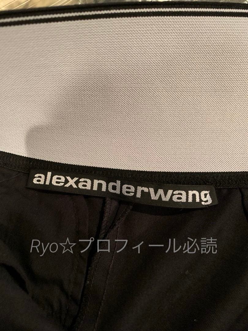 確実正規品 アレキサンダーワン ウエストロゴ ショートパンツ 0