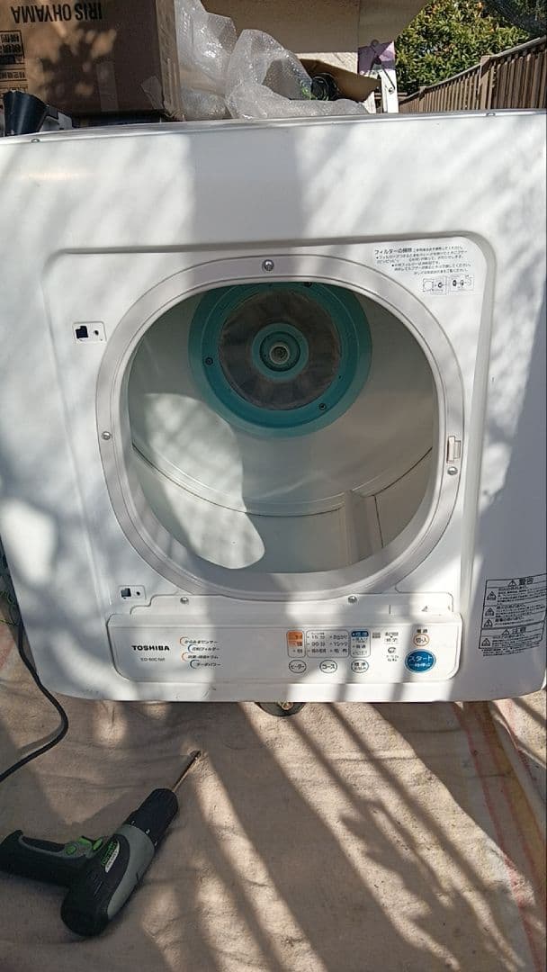 衣類乾燥機　東芝6kg