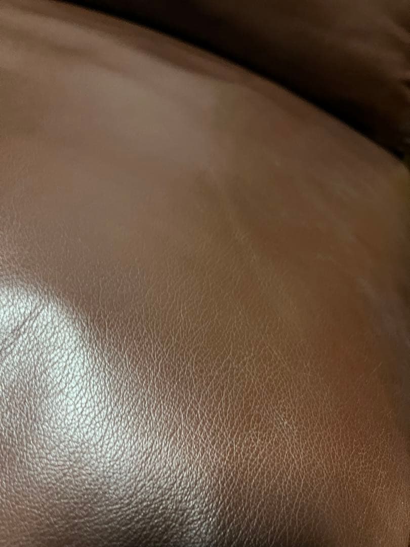 北欧　ビンテージ　チーク製　レザー　本革　シングルソファ