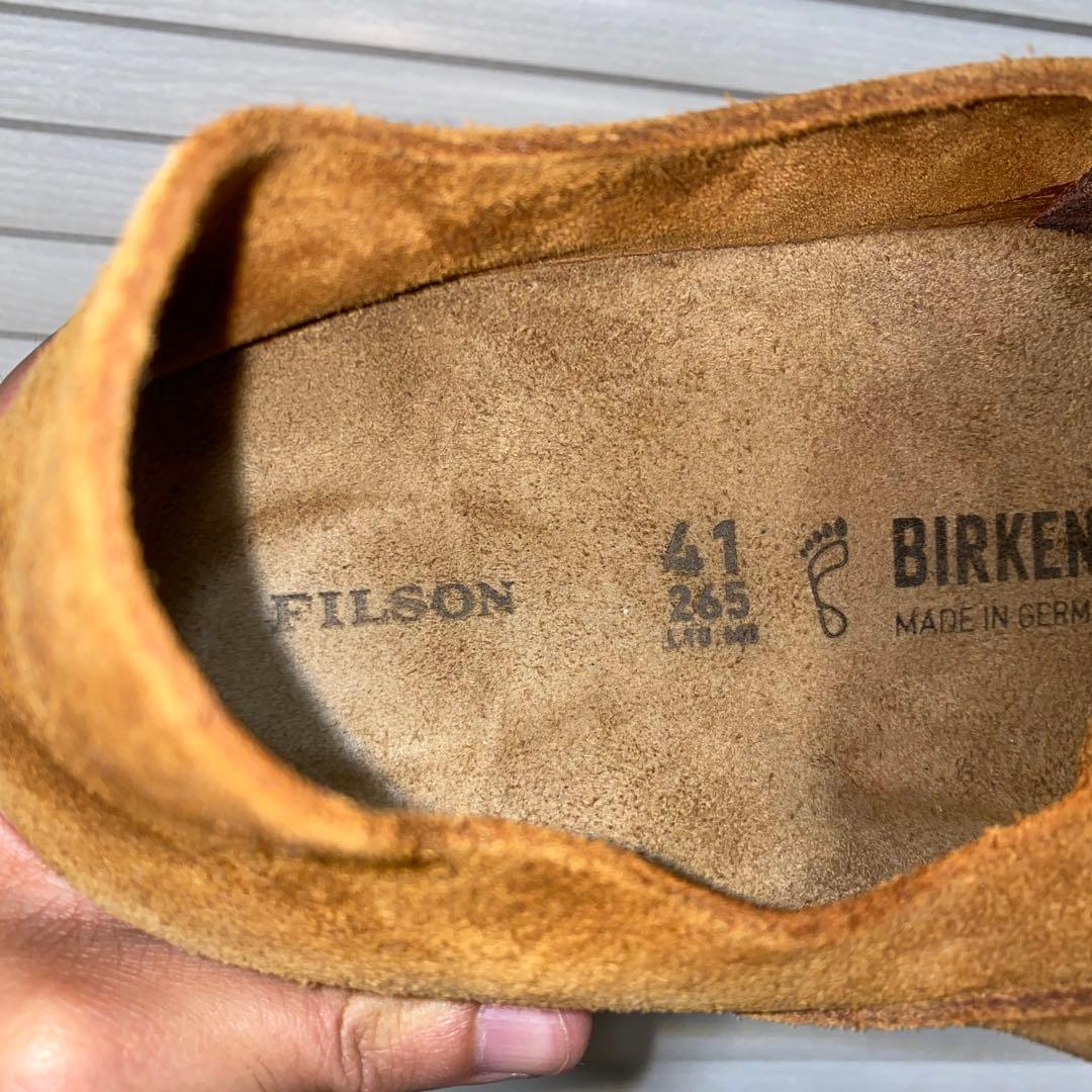 BIRKENSTOCK × FILSON ロンドン スウェード モカシンシューズ