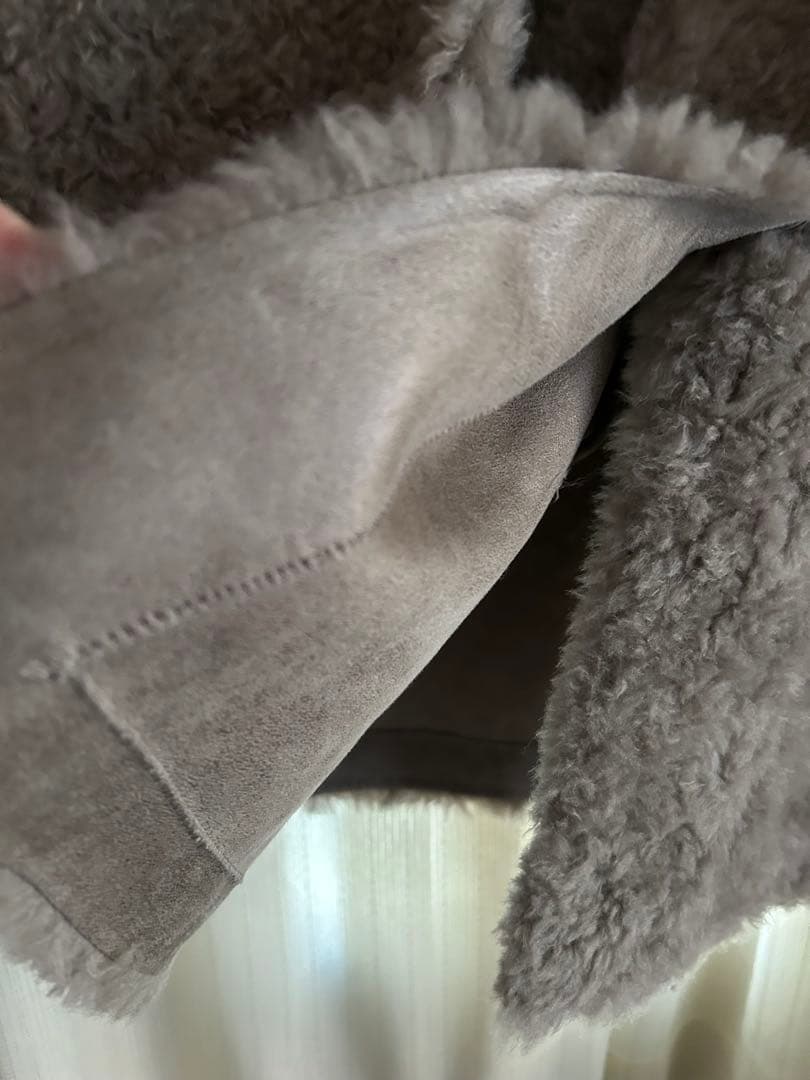 seven fairy ウール100%ムートンコート