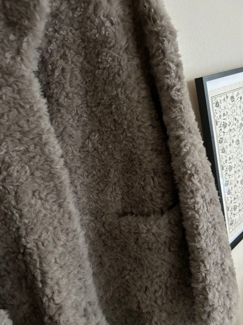 seven fairy ウール100%ムートンコート