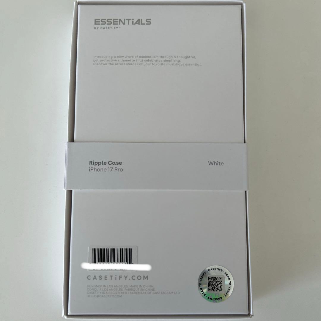 Casetify iPhone 17 Pro ホワイト