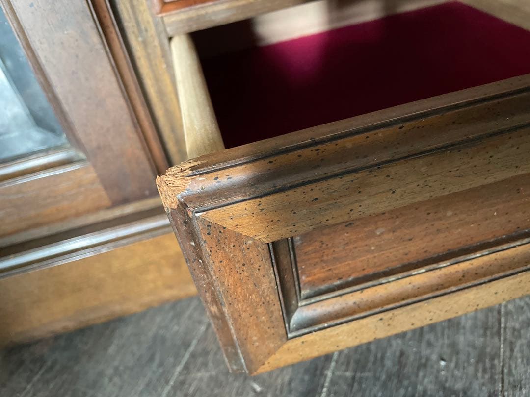 KOSUGA ガラスキャビネット カップボード リビングボード 食器棚 コスガ