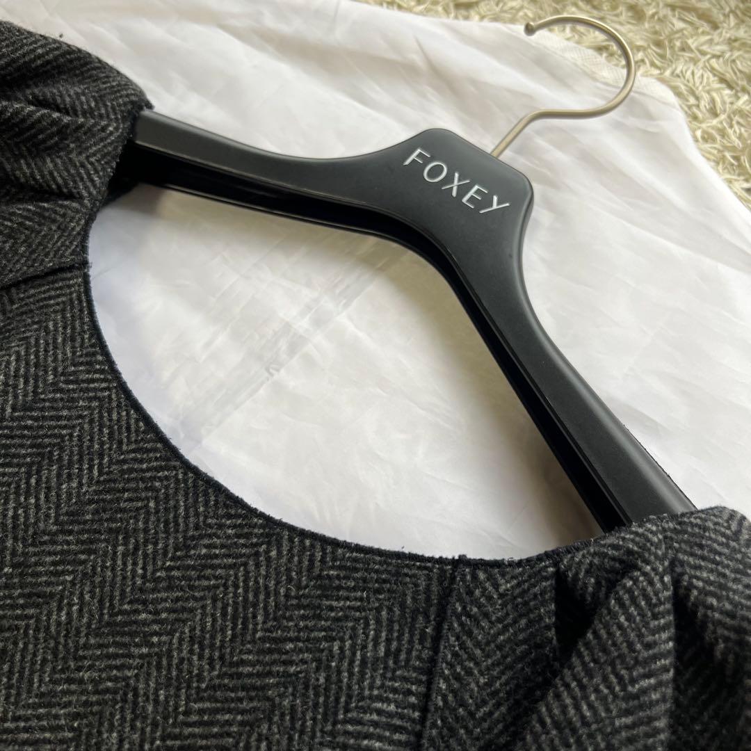 【美品】DOLCE & GABBANA 膝丈ワンピース レオパード グレー 38