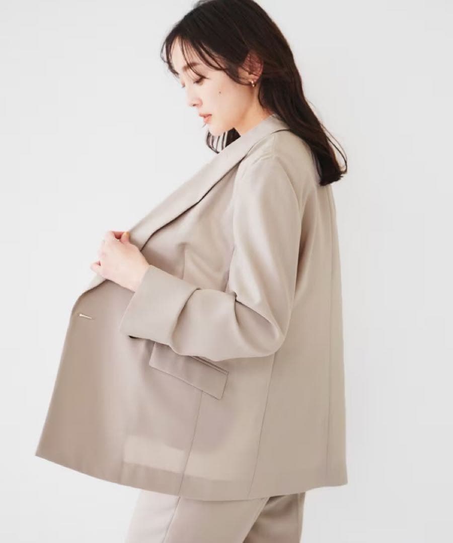 ミニー アンタイトル　ライトウェイト ダブルブレストジャケット　S