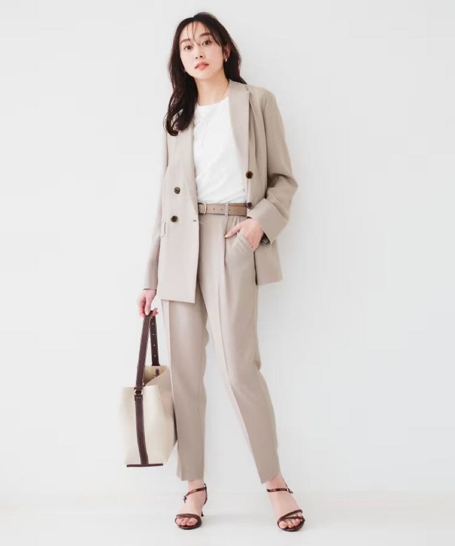 ミニー アンタイトル　ライトウェイト ダブルブレストジャケット　S