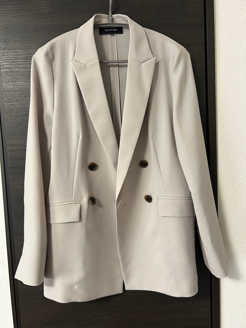 ミニー アンタイトル　ライトウェイト ダブルブレストジャケット　S