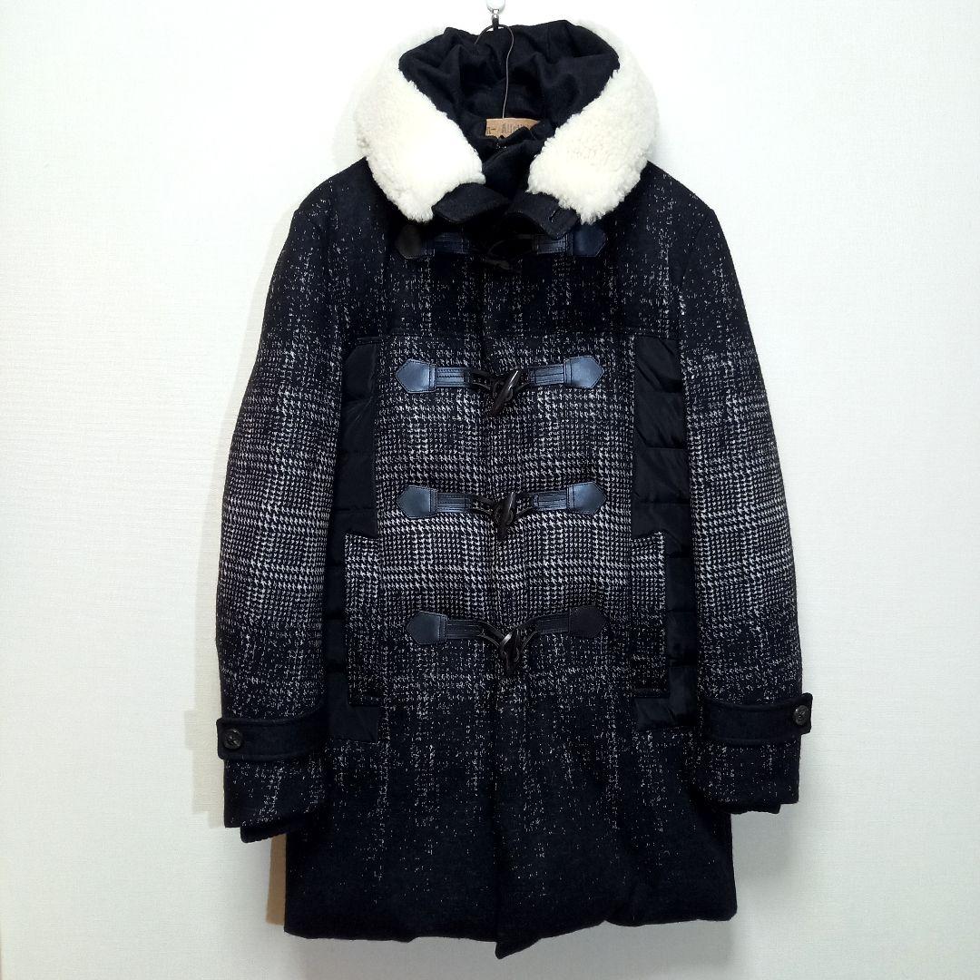 極美品 110000円 5351プールオム ムートン ダウン ダッフルコート 2