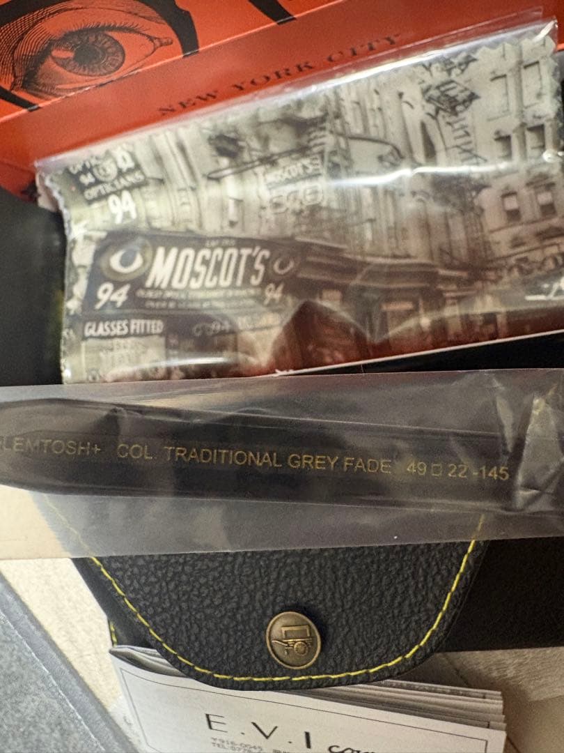 モスコット レムトッシュ BEAMS PLUS別注 49 gray fade