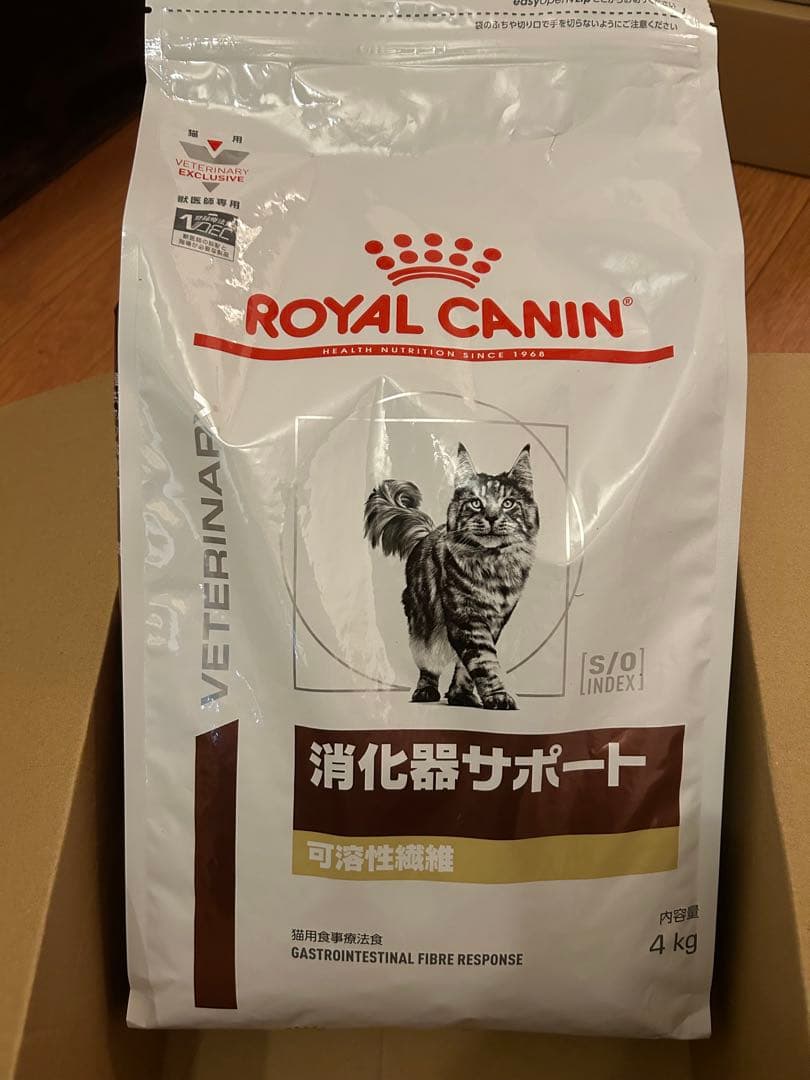 ロイヤルカナン キャットフード 消化器サポート(可溶性繊維) チキン風味 4kg