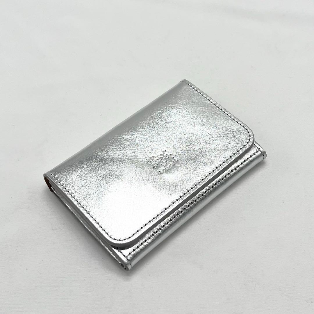 【新品未使用】イルビゾンテ カードケース ☆ SILVER シルバー ☆