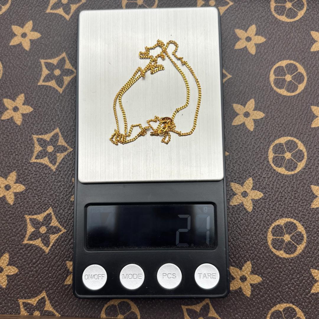 K18ゴールド チェーンネックレス 2.1g