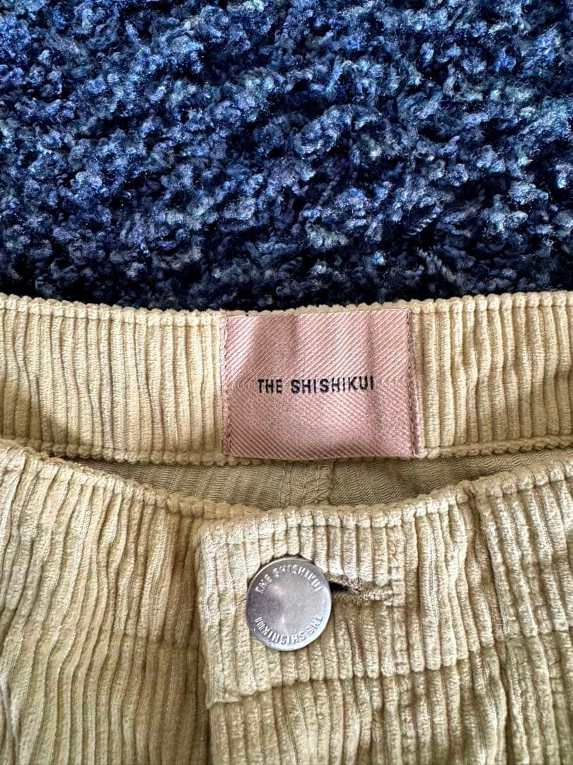 THE SHISHIKUI ベージュ コーデュロイ ベーカー