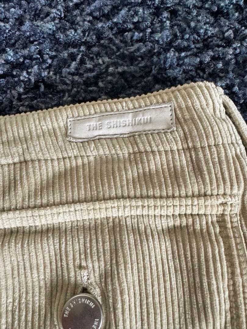 THE SHISHIKUI ベージュ コーデュロイ ベーカー