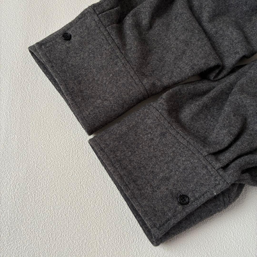 【25AW】CLANE POWER SHOULDER WOOL ONEPIECE