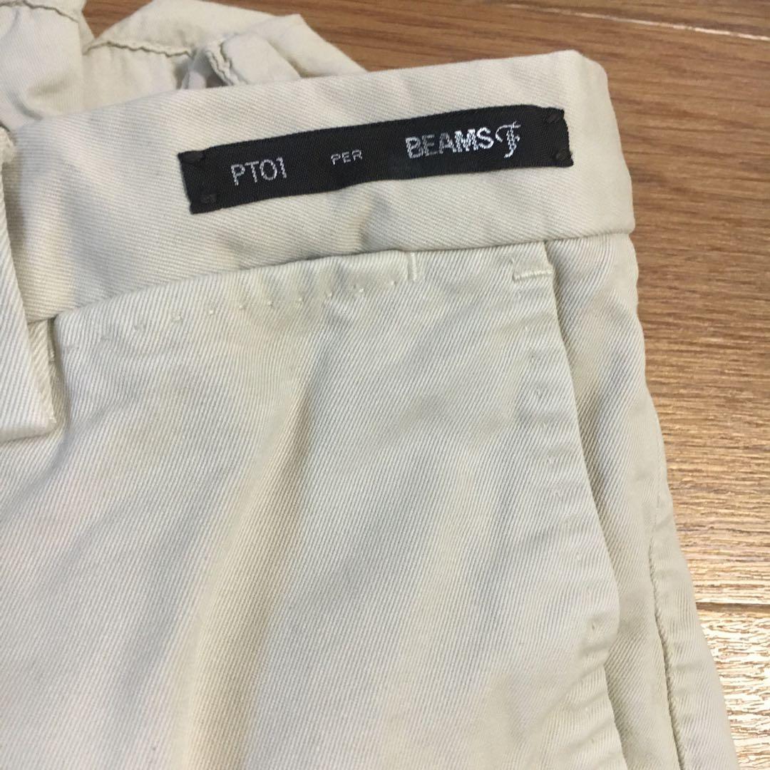 Makoto　PTO1 per BEAMS オフホワイト　スラックス